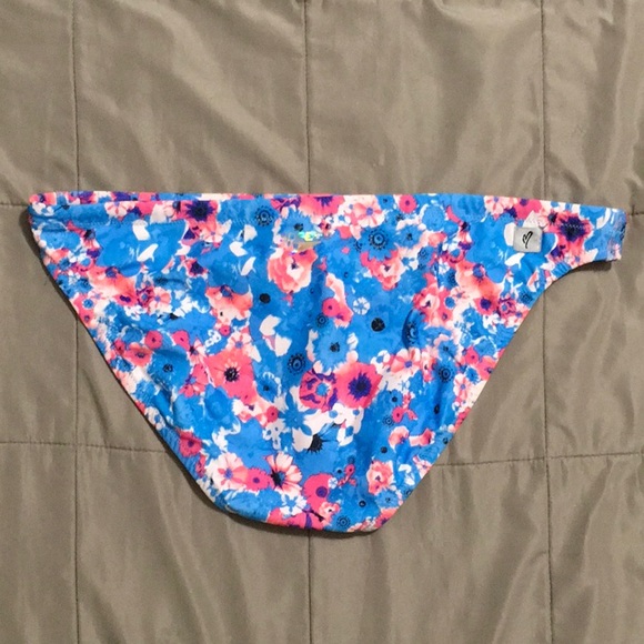 Speedo Missy Franklin Bikini Set Hot Pink/Orange/Blue Floral, L/XL - Picture 2 of 4